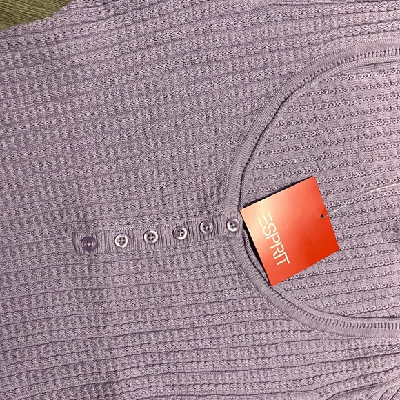 NEW 🏷️ LAVENDER KNIT Esprit LONG SLEEVE - Picture 2 of 4